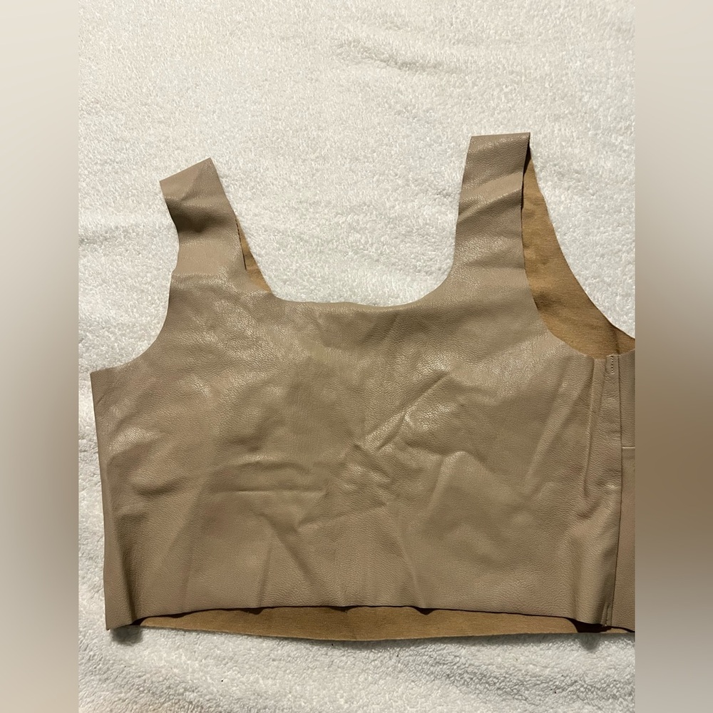 Crop top - tan color